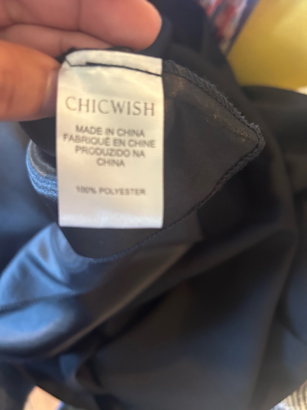 Elegant Chicwish Black Maxi Dress/Gown with Waist Tie, Party Dress - Picture 11 of 11